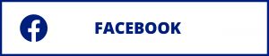 White button with dark blue outline and dark blue text that says "Facebook" and a Facebook logo